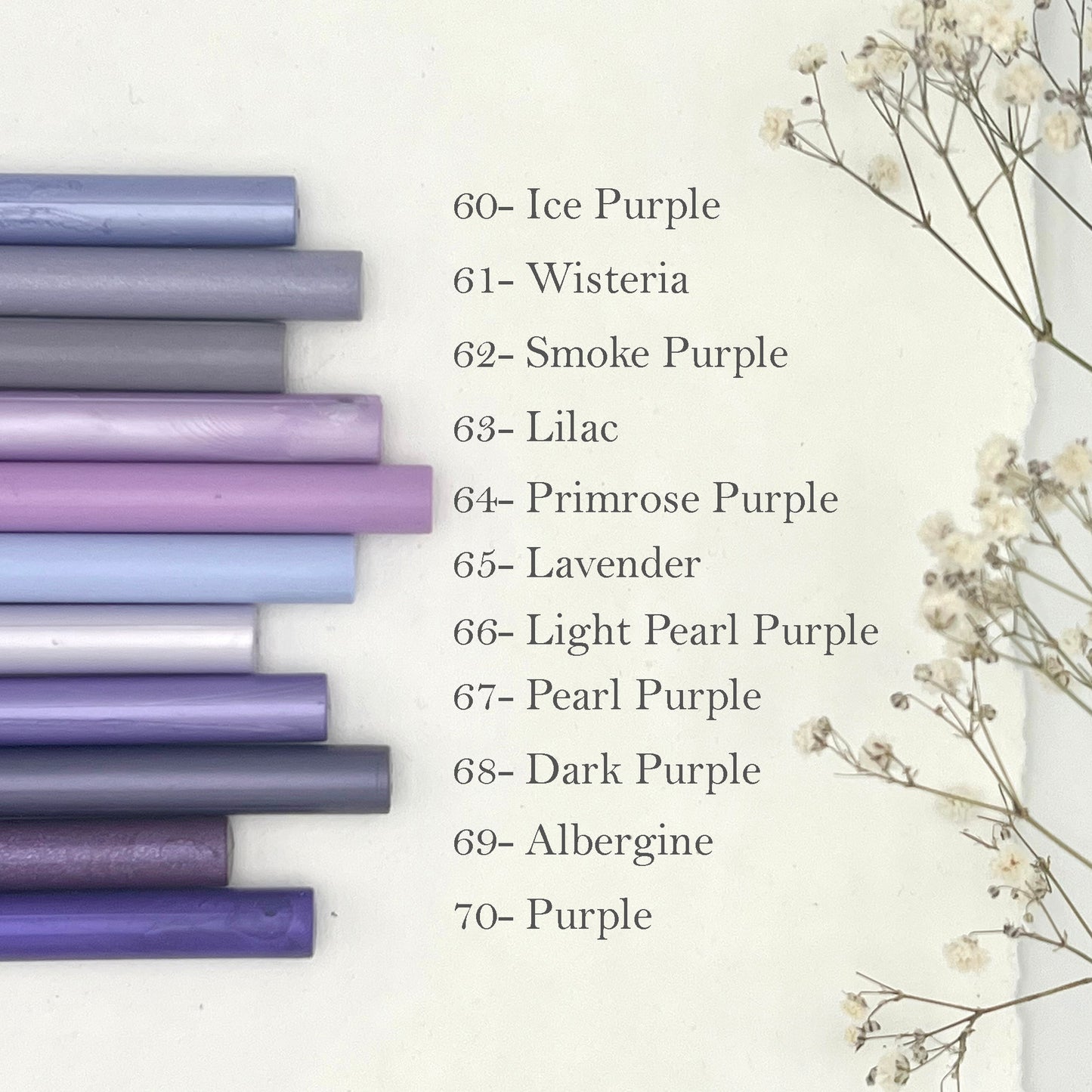 69-Aubergine Wax Seal Sticks – Pack of 5