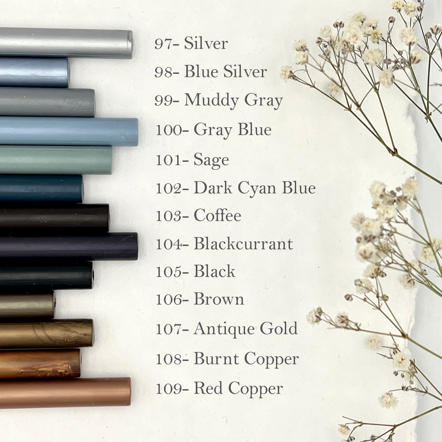 97-Silver Wax Seal Sticks – Pack of 5