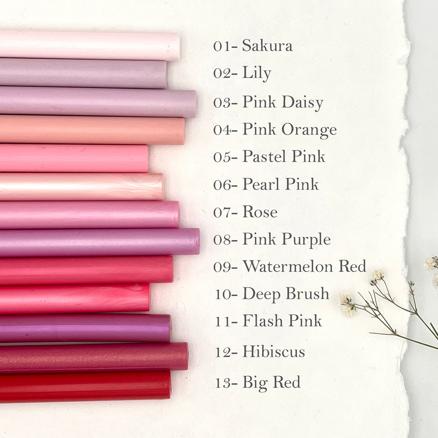 07-Rose Pink Wax Seal Sticks – Pack of 5