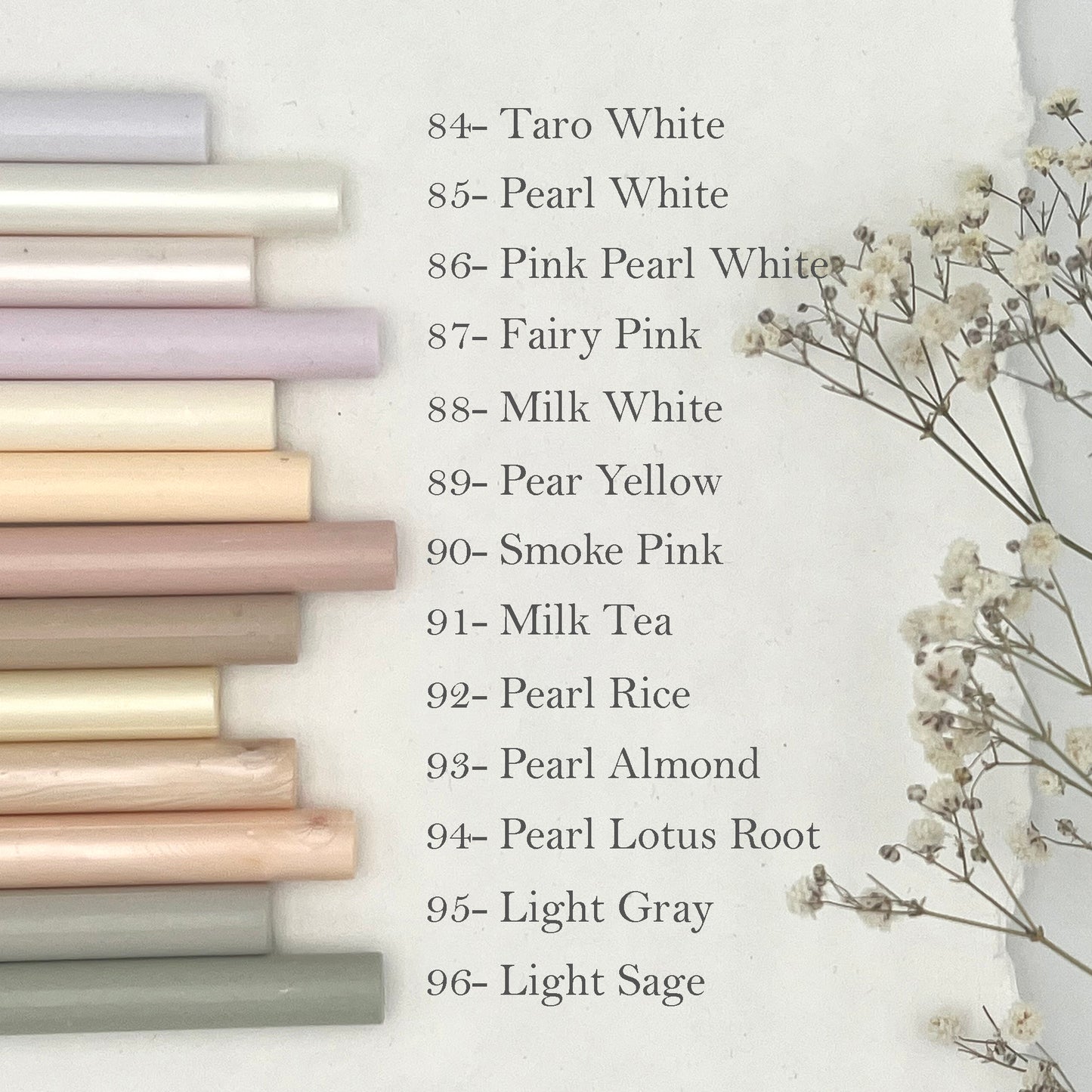 90-Smoke Pink Wax Seal Sticks – Pack of 5