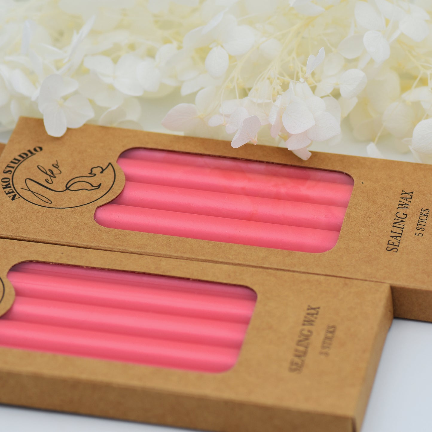 09-Watermelon Red Wax Seal Sticks – Pack of 5