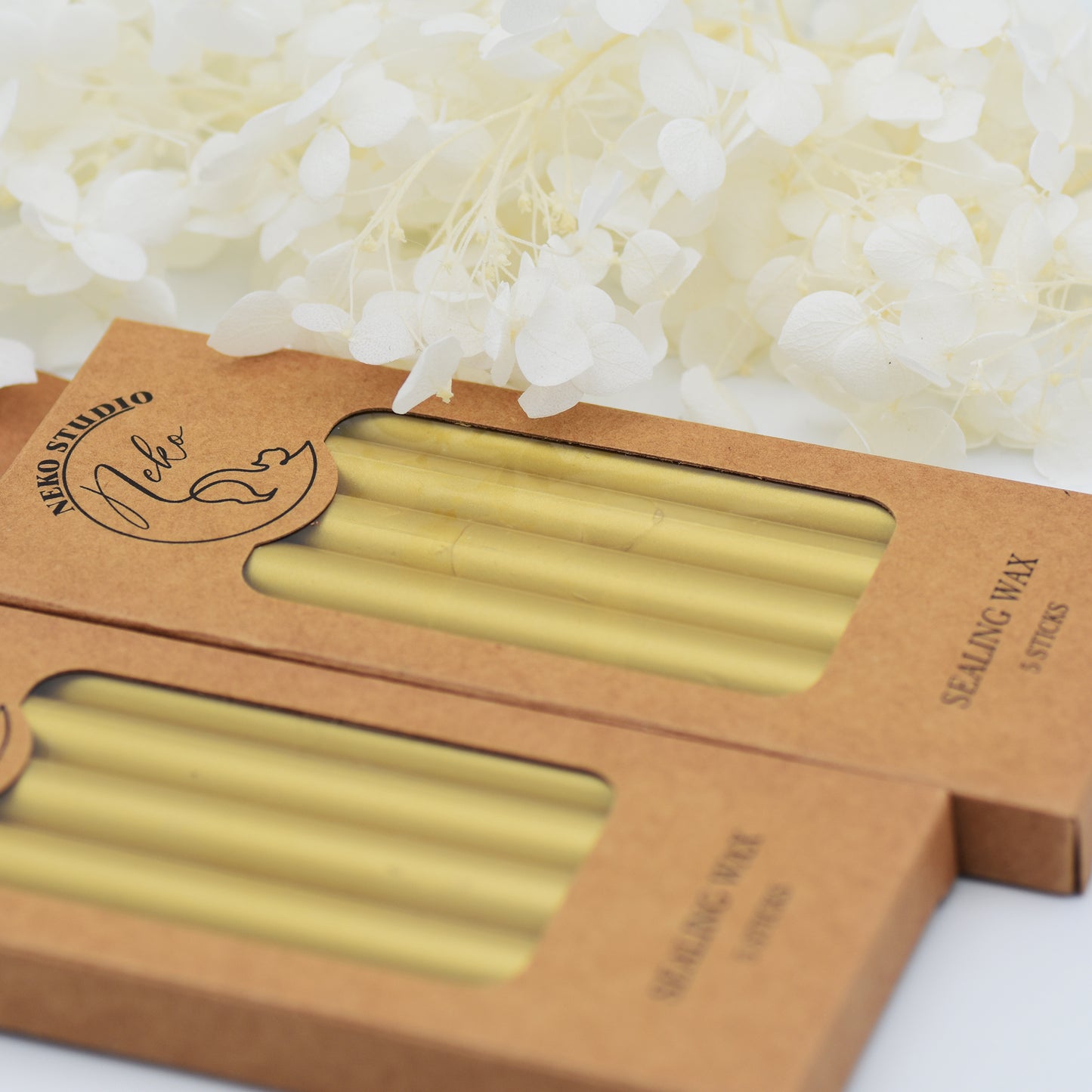 120-Light Gold Wax Seal Sticks – Pack of 5
