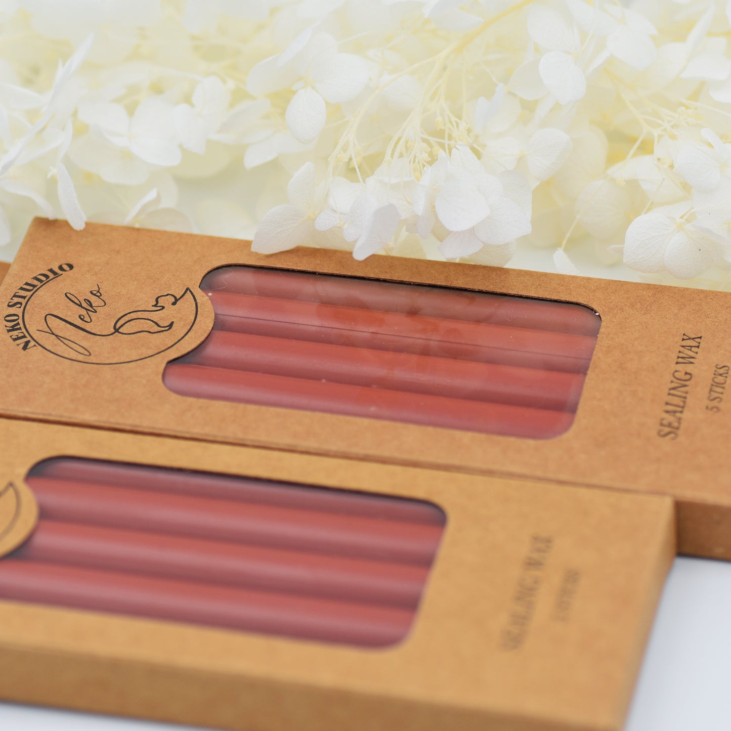 16-Brown Red Wax Seal Sticks – Pack of 5