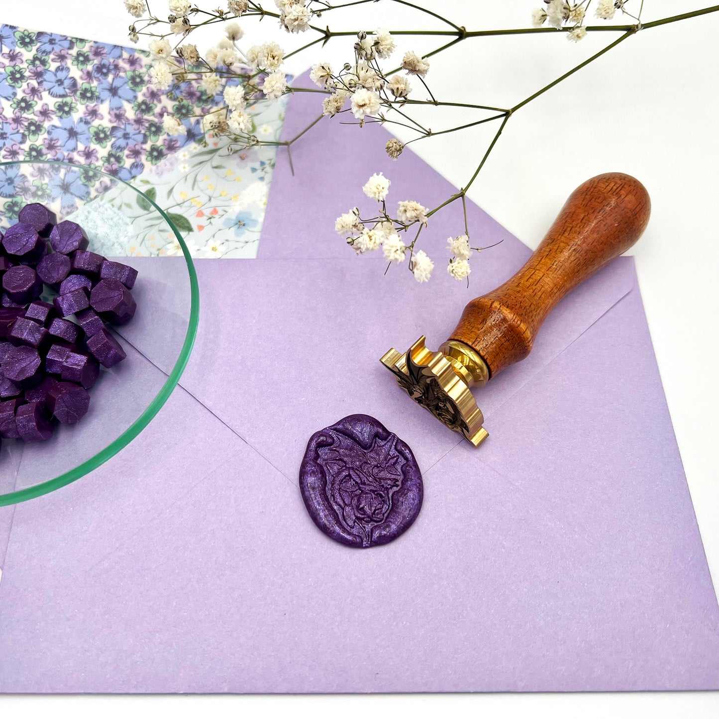 Dragon Wax Seal Stamp (22x32mm)