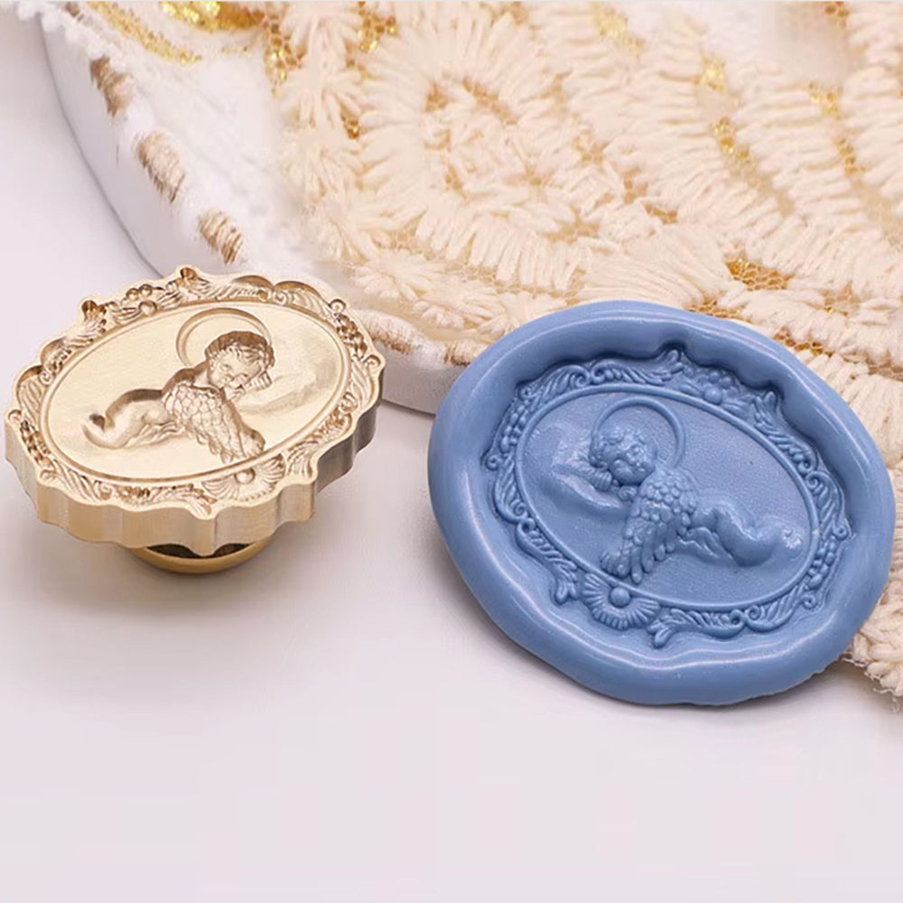 Vintage Angel Wax Seal Stamp (24x29mm)