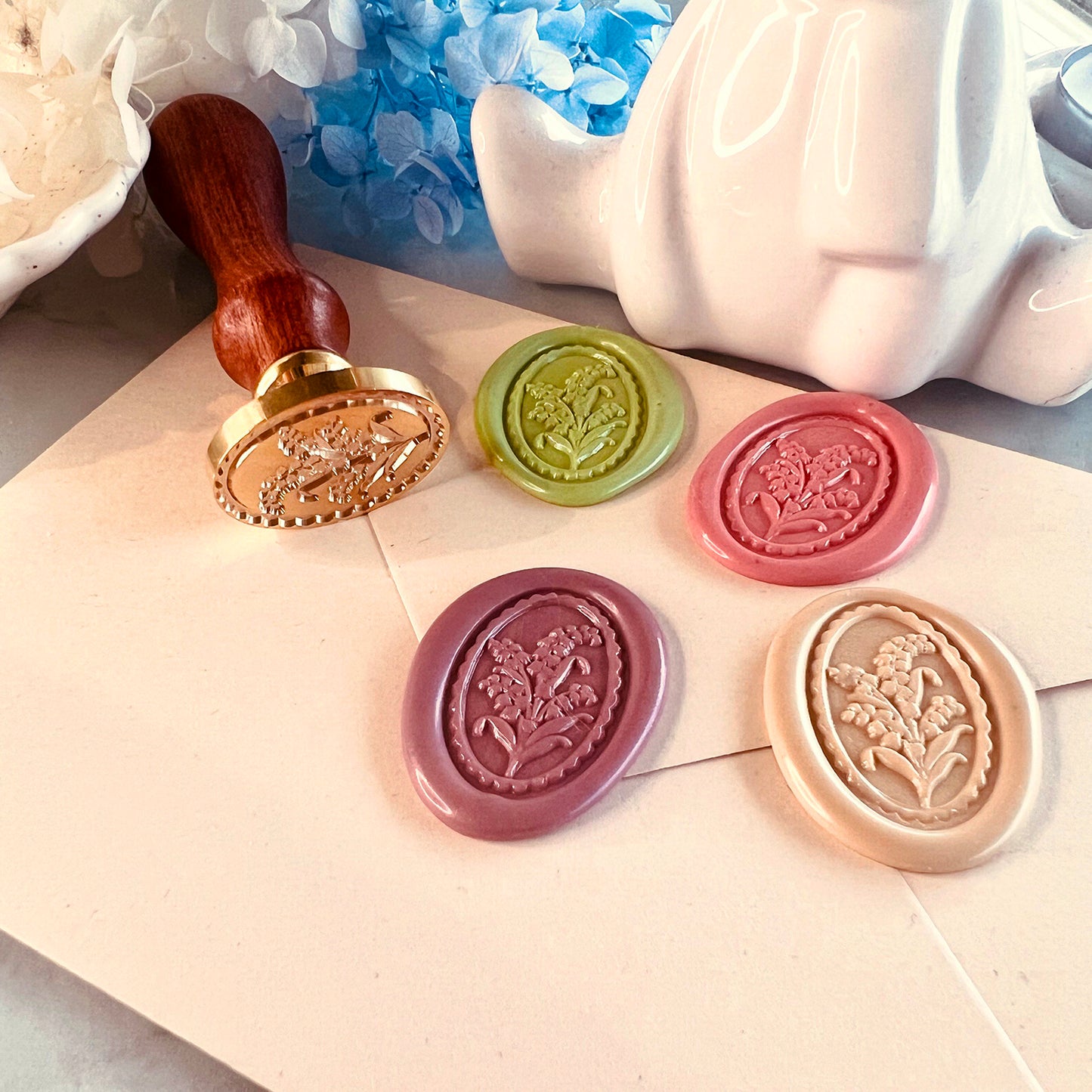 Lily of the Valley Wax Seal Stamp (20x30mm)