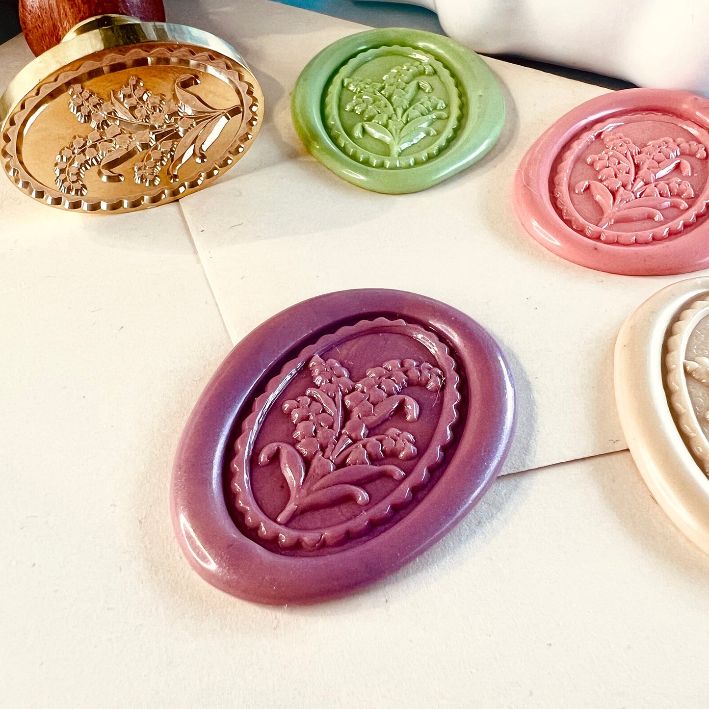 Lily of the Valley Wax Seal Stamp (20x30mm)