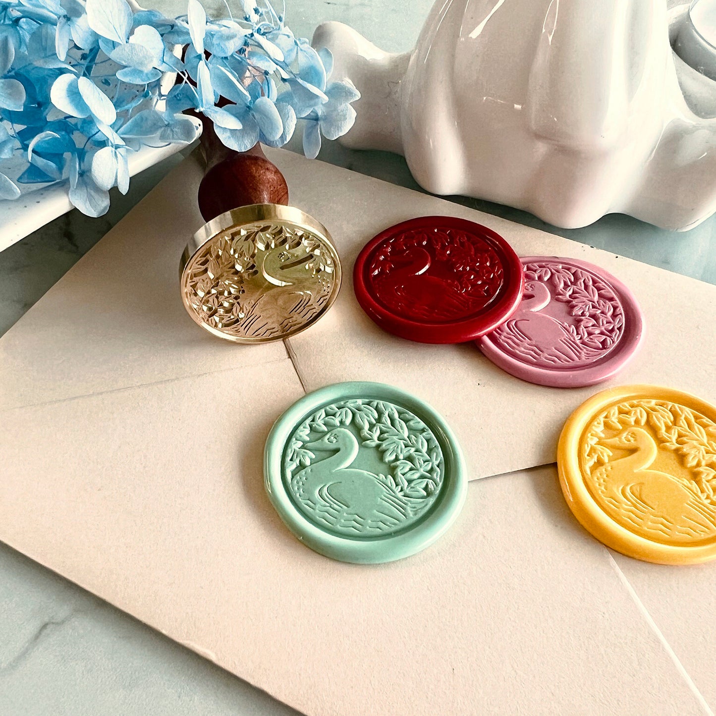 Swan Wax Seal Stamp - 30mm