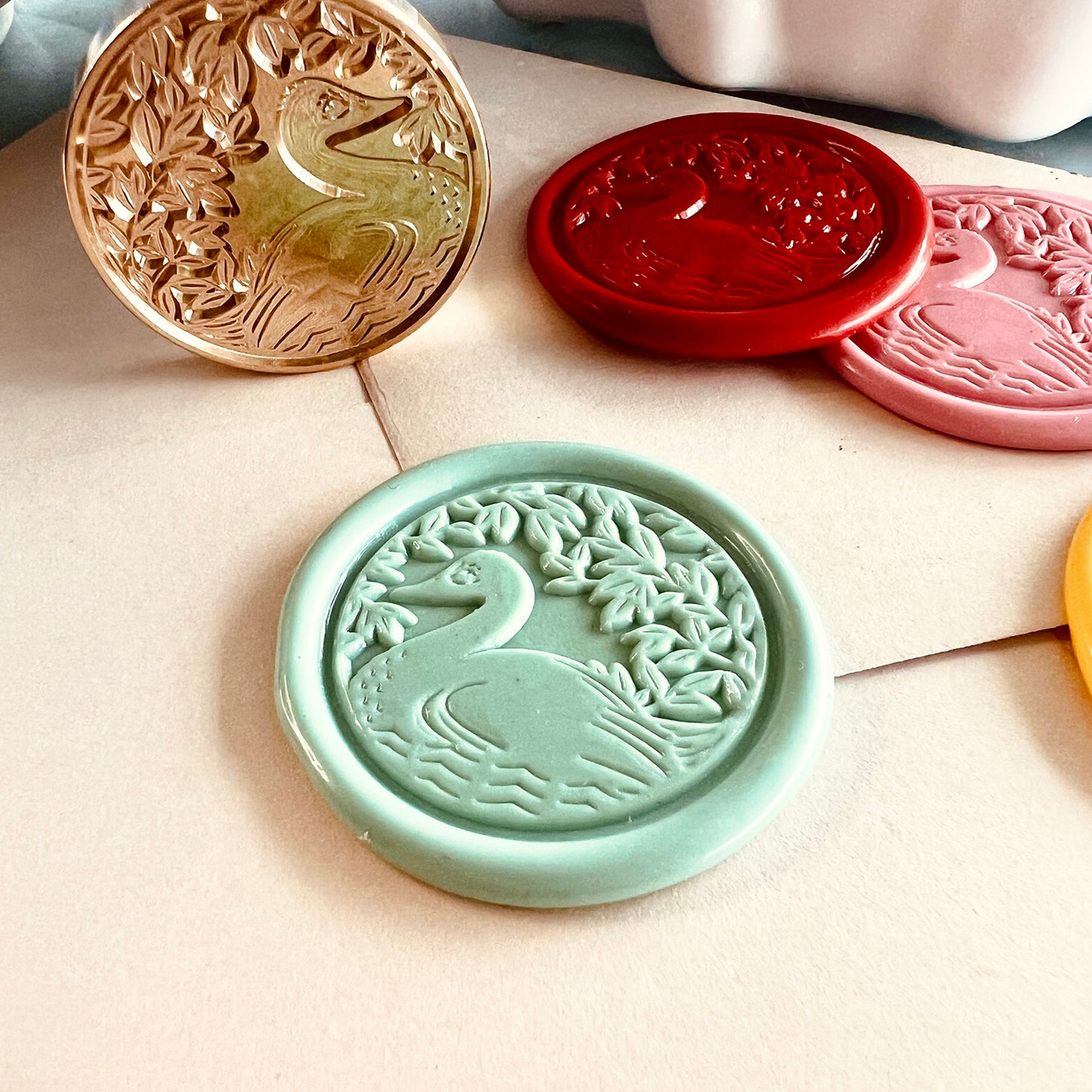 Swan Wax Seal Stamp - 30mm