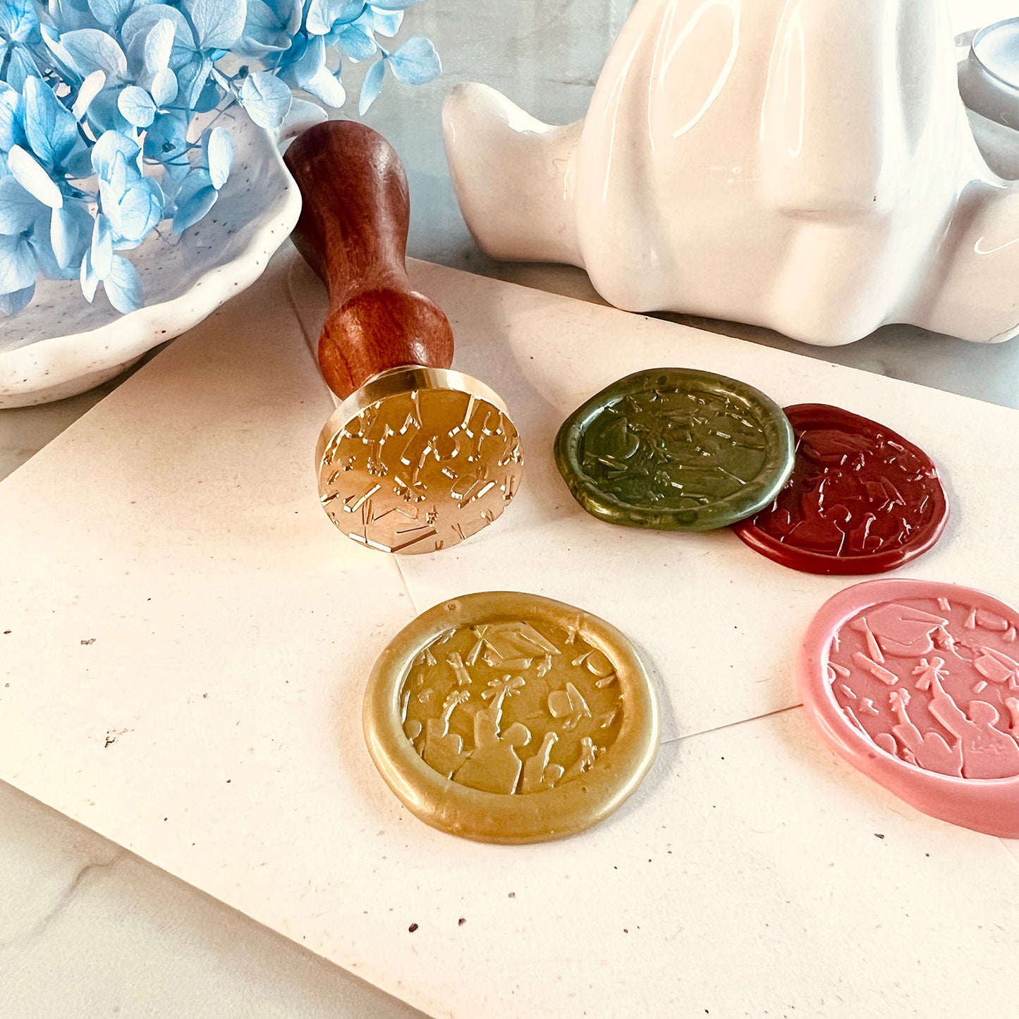 Graduation Wax Seal Stamp - 25mm