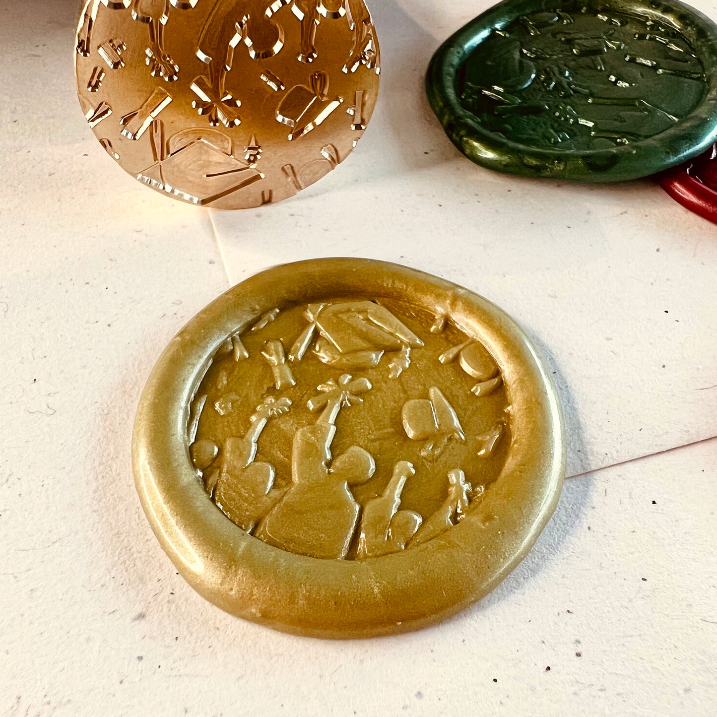 Graduation Wax Seal Stamp - 25mm