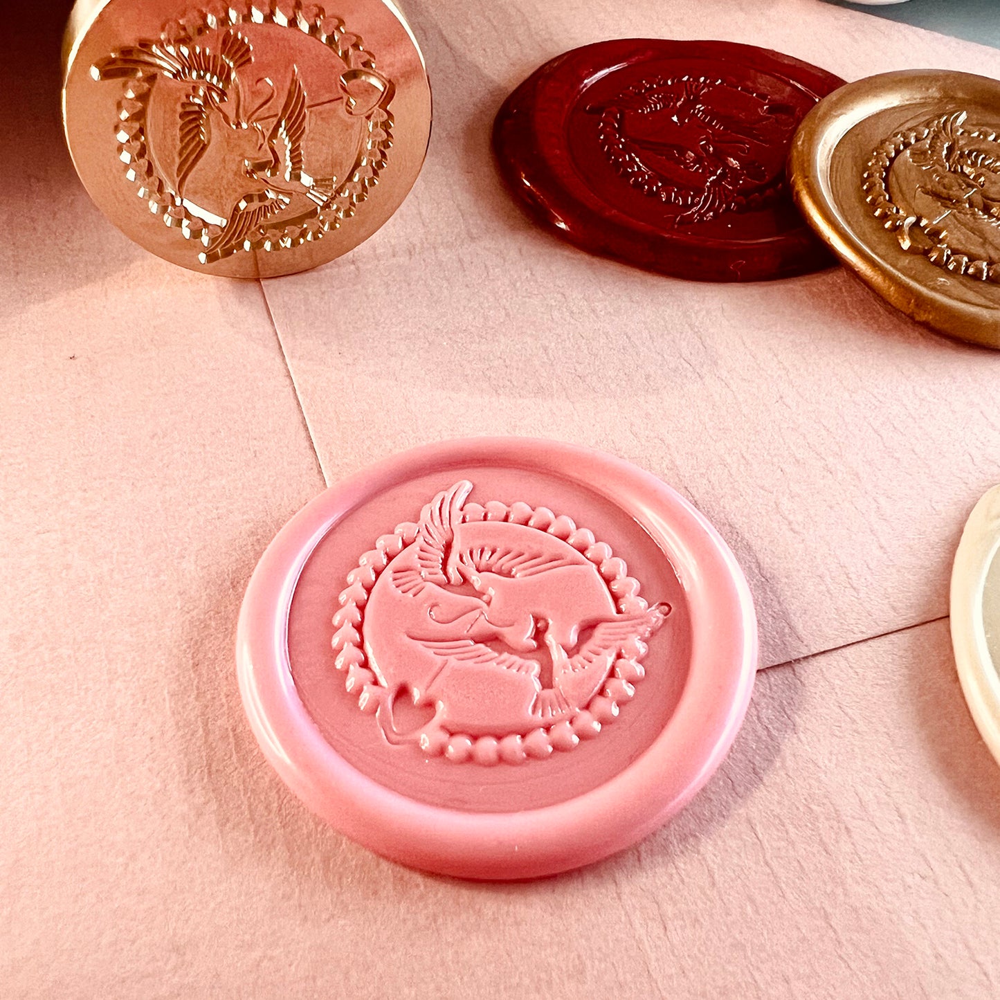 Love Birds Wax Seal Stamp (25 mm.)