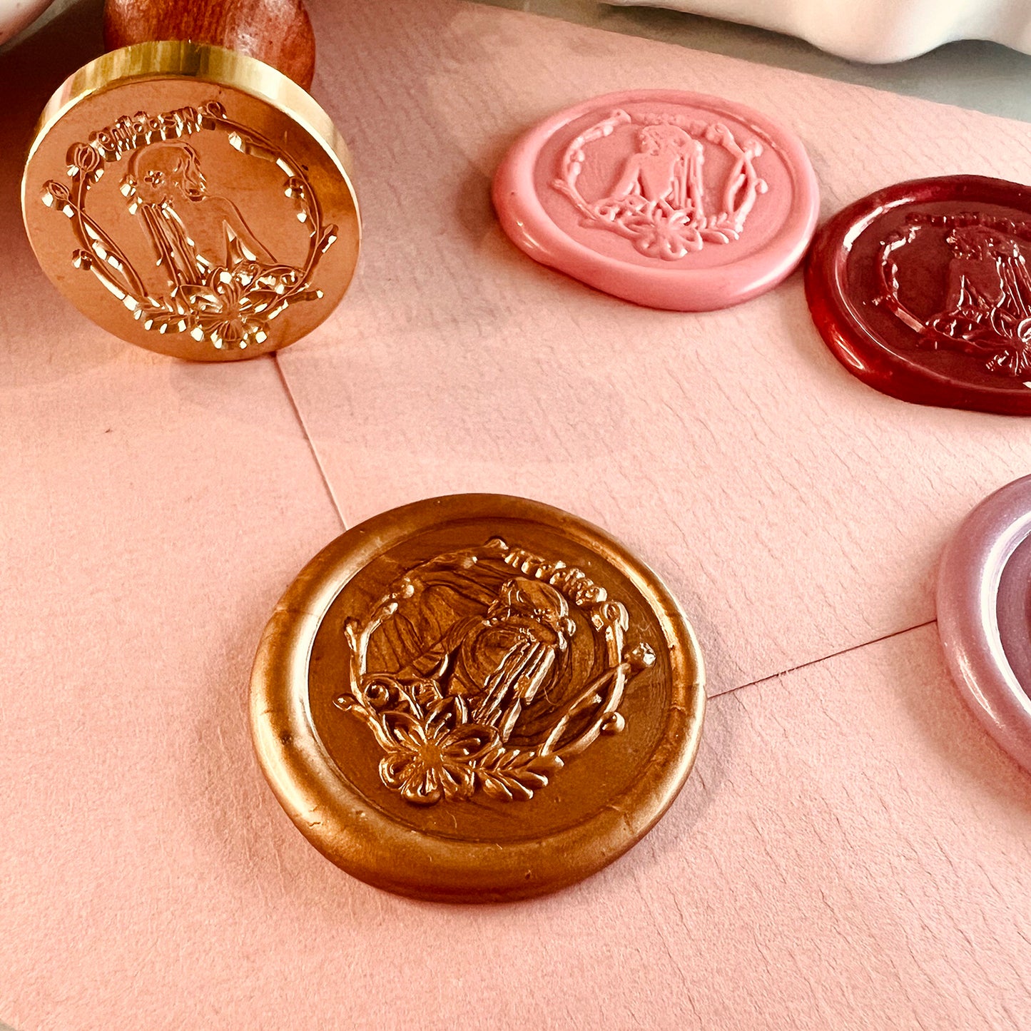 Wedding Bride Wax Seal Stamp - 25mm