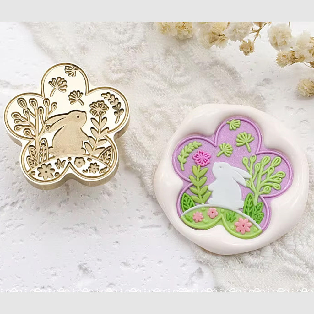 Spring Bunny Wax Seal Stamp (28mm)