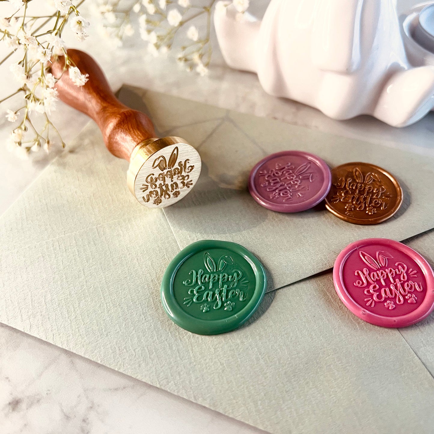 Happy Easter Wax Seal Stamp (25mm)
