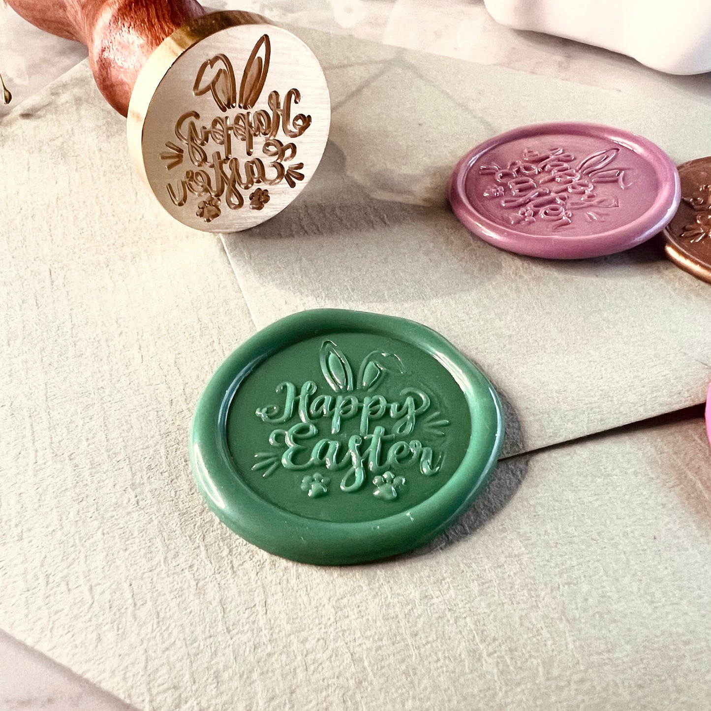 Happy Easter Wax Seal Stamp (25mm)
