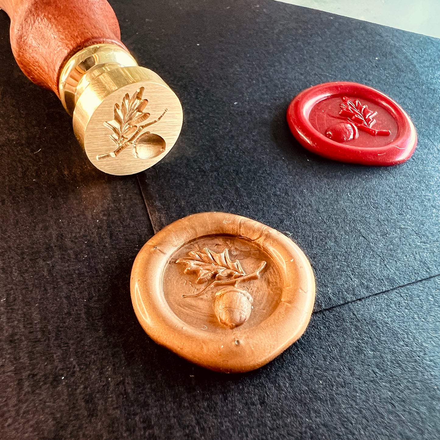 Mini Acorn Wax Seal Stamp (15mm)