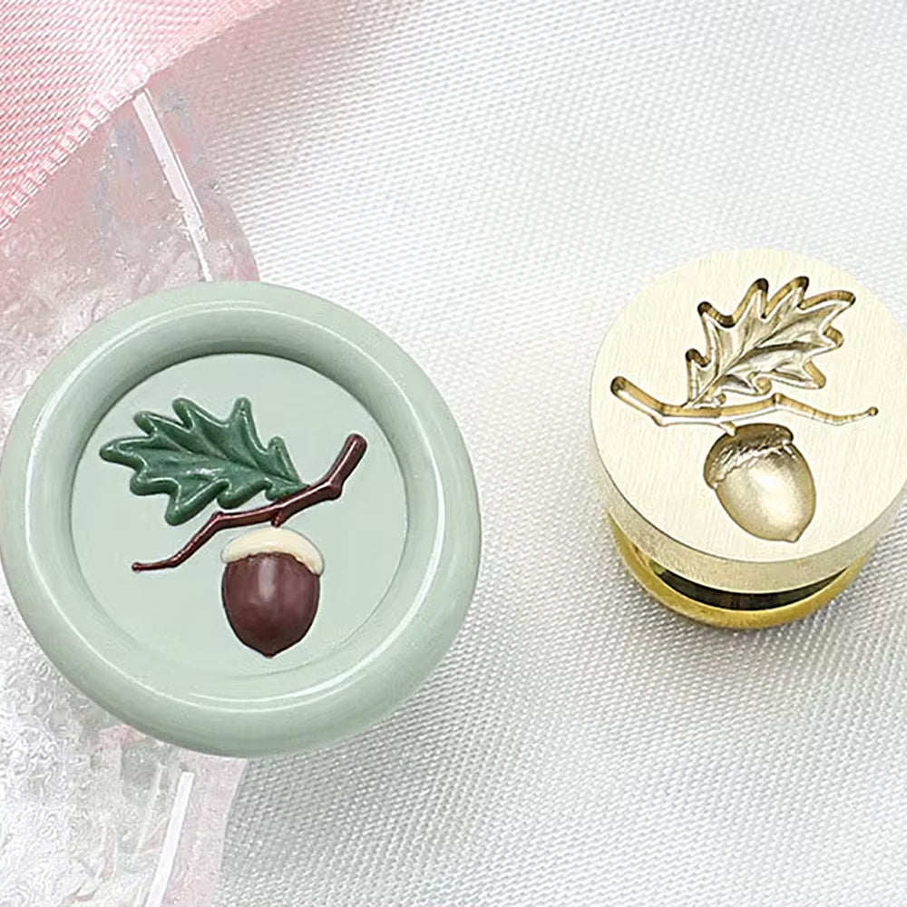 Mini Acorn Wax Seal Stamp (15mm)