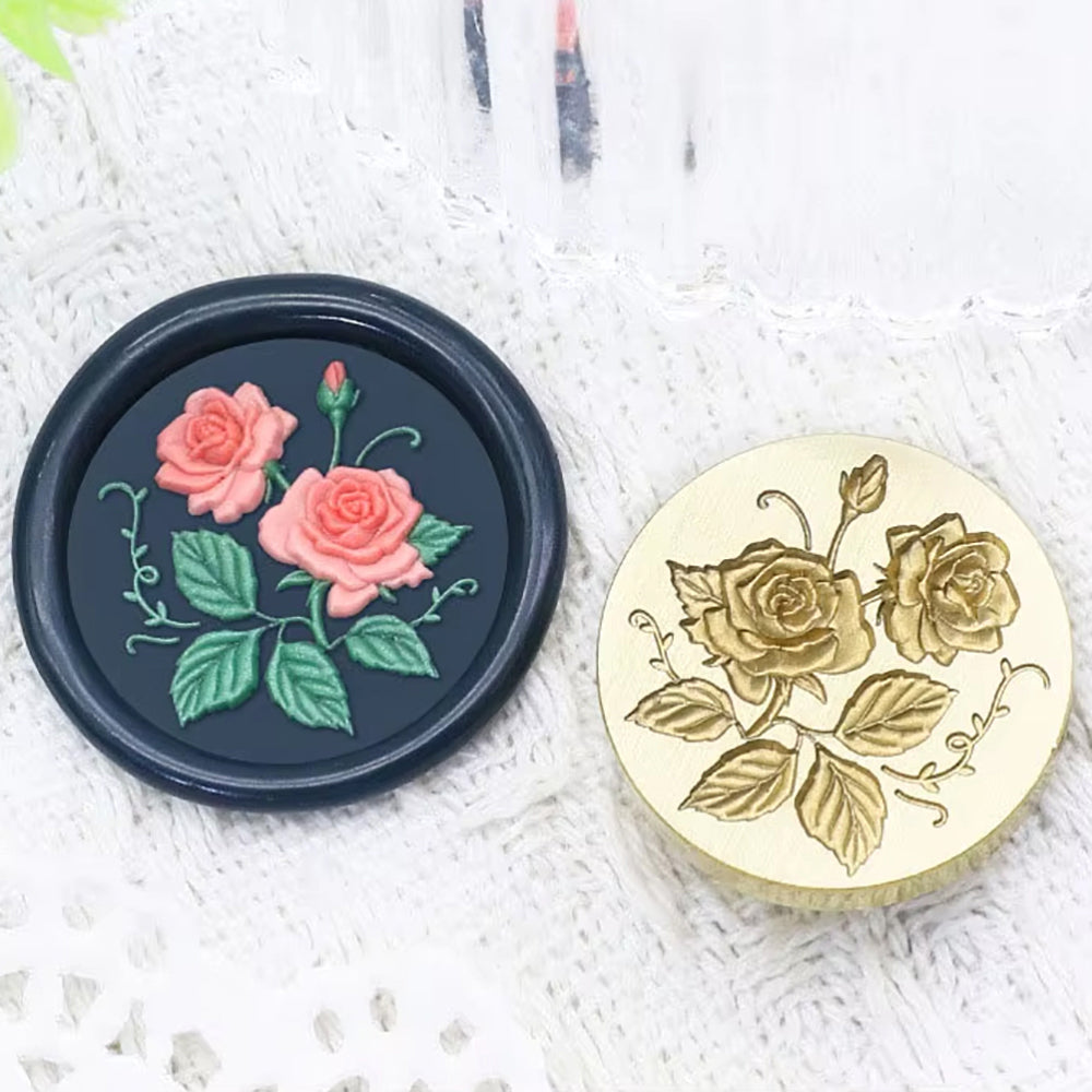 Rose Wax Seal Stamp (25mm)