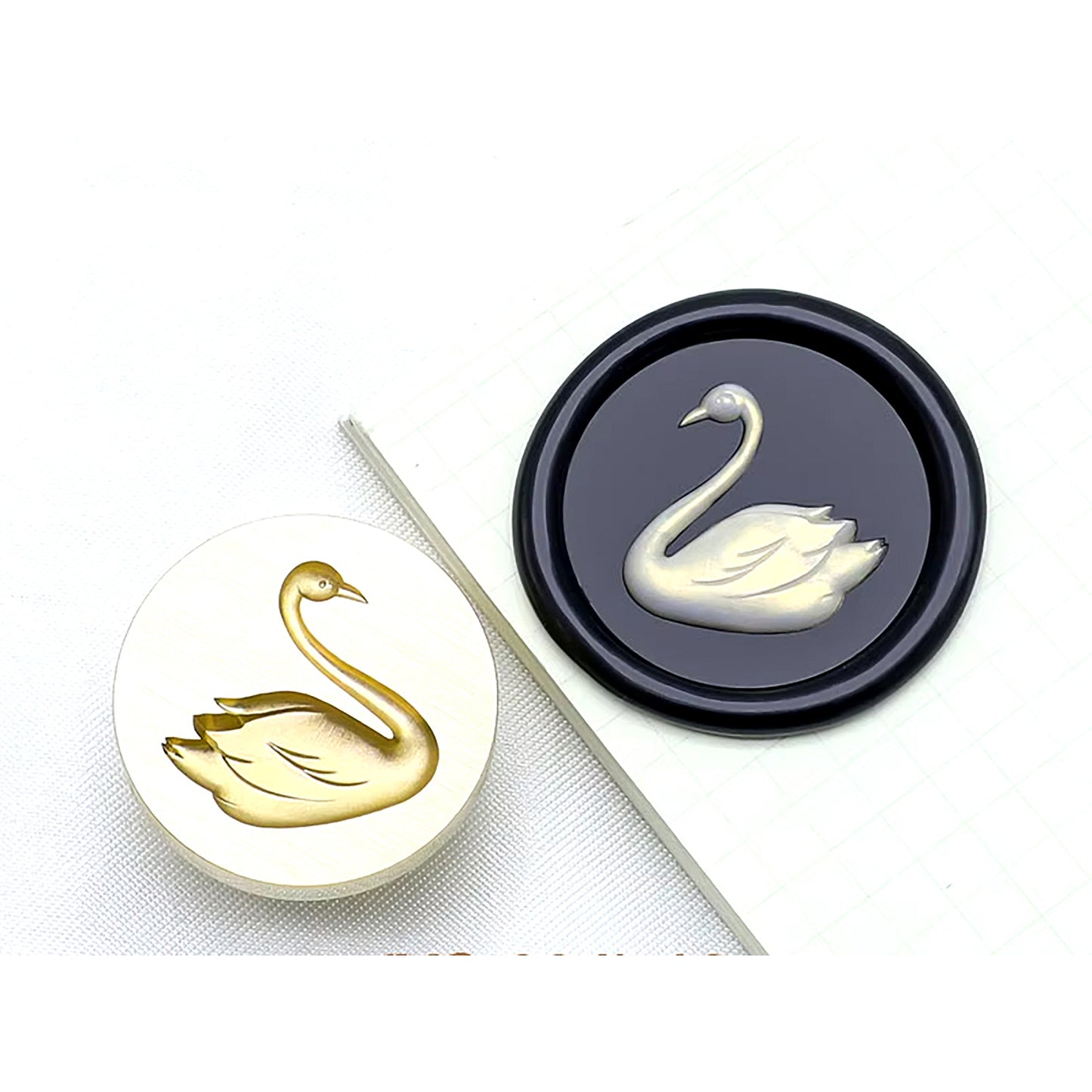 3D Swan Wax Seal Stamp (25mm)