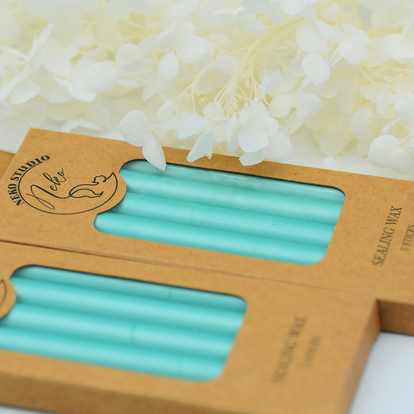 40-Green Teal Wax Seal Sticks – Pack of 5