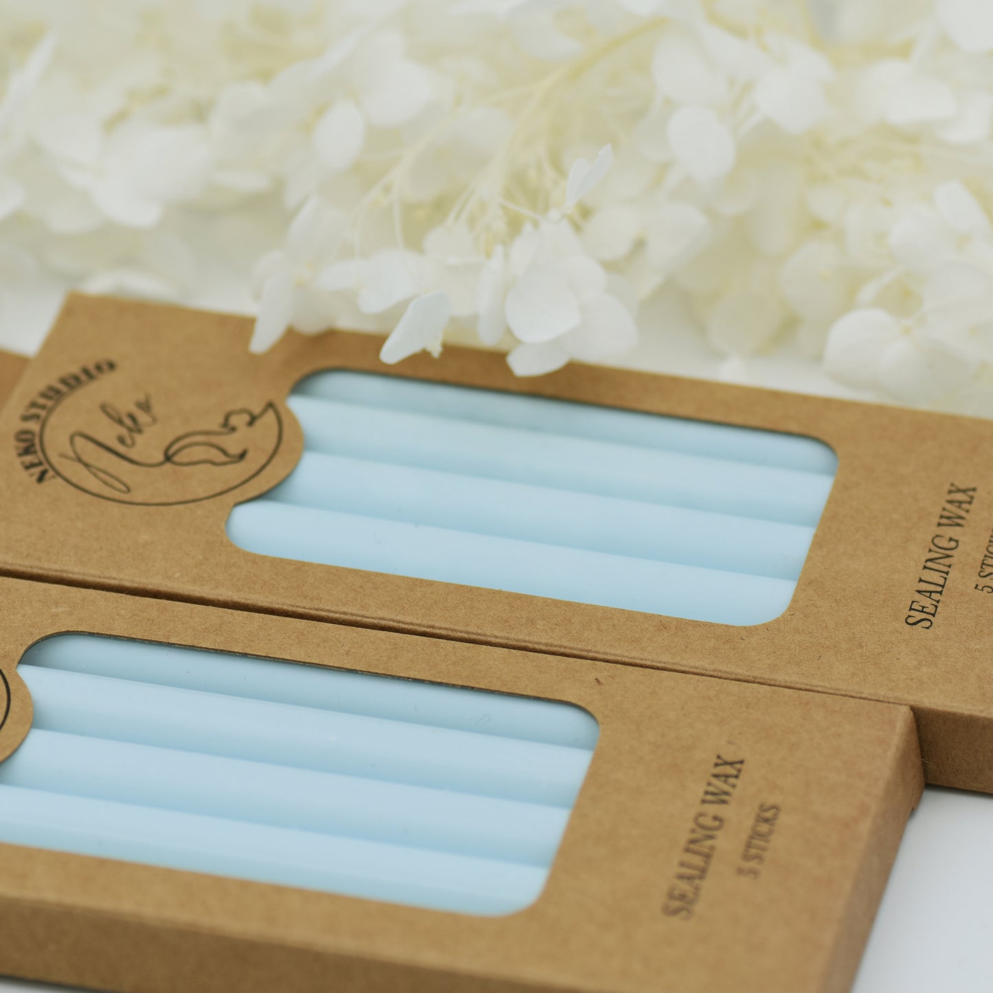 48-Snow Blue Wax Seal Sticks – Pack of 5