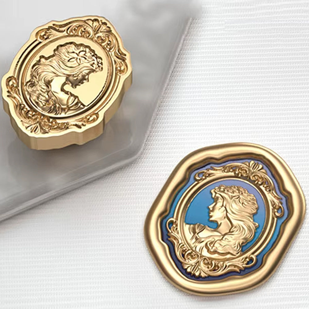 Victorian Cameo Wax Seal Stamp (22x30mm)