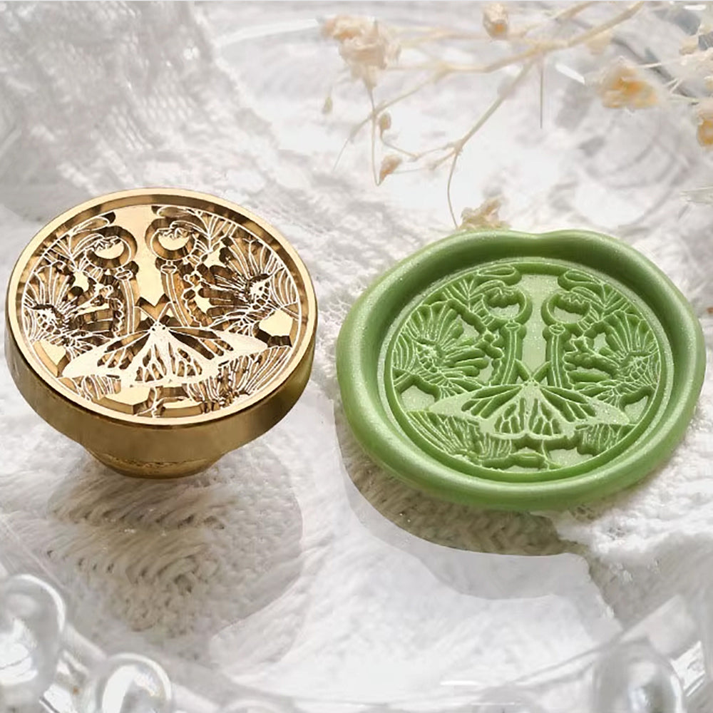 Luna Moth Wax Seal Stamp (25mm)