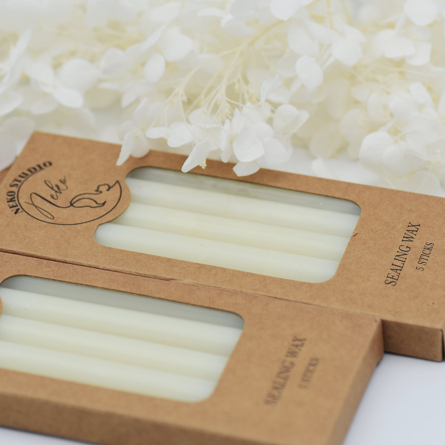 82-Half Transparent Wax Seal Sticks – Pack of 5