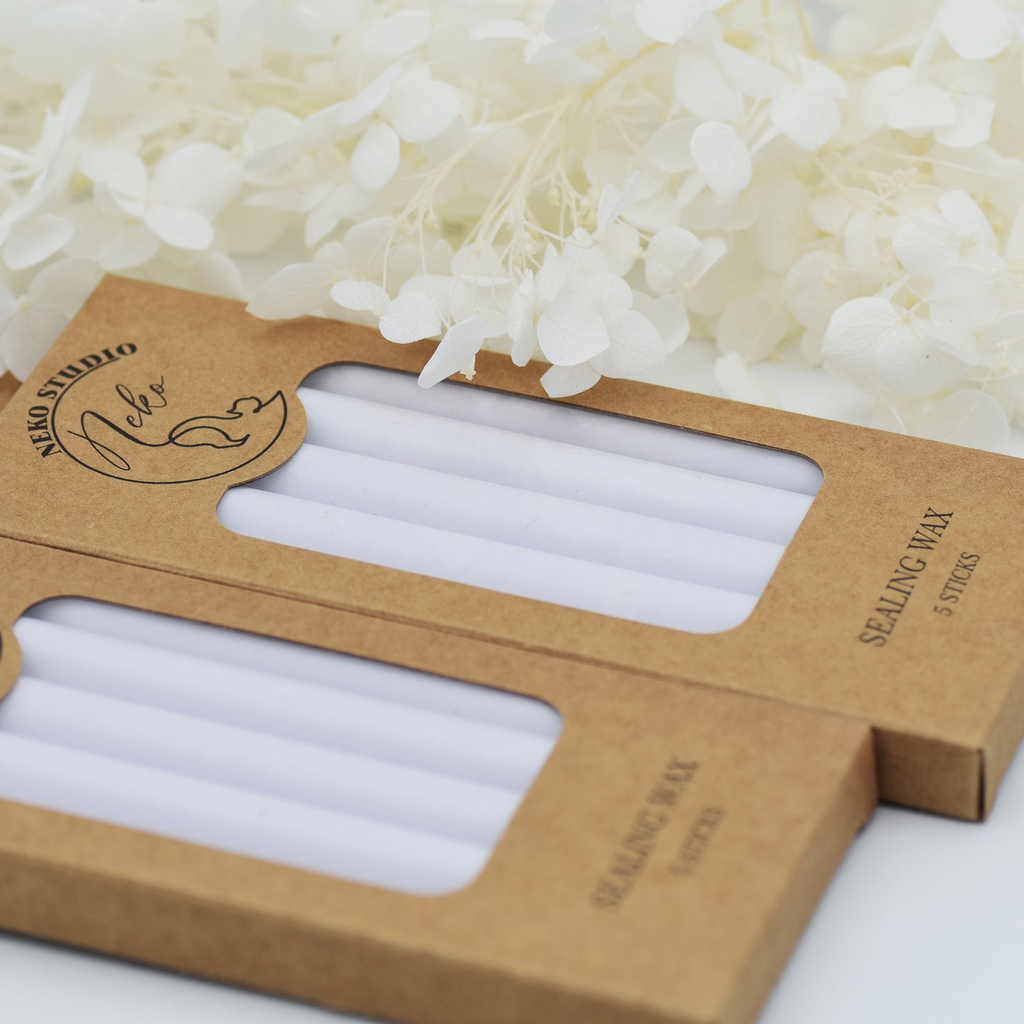 84-Taro White Wax Seal Sticks – Pack of 5
