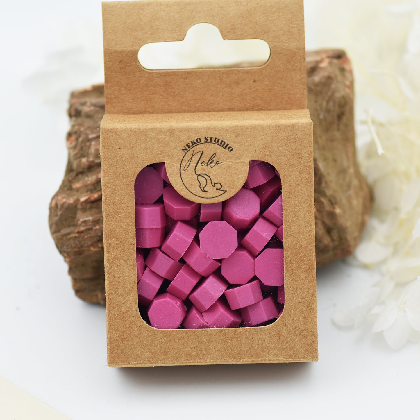 D07 Berry Blossom Wax Seal Beads – Hot Pink