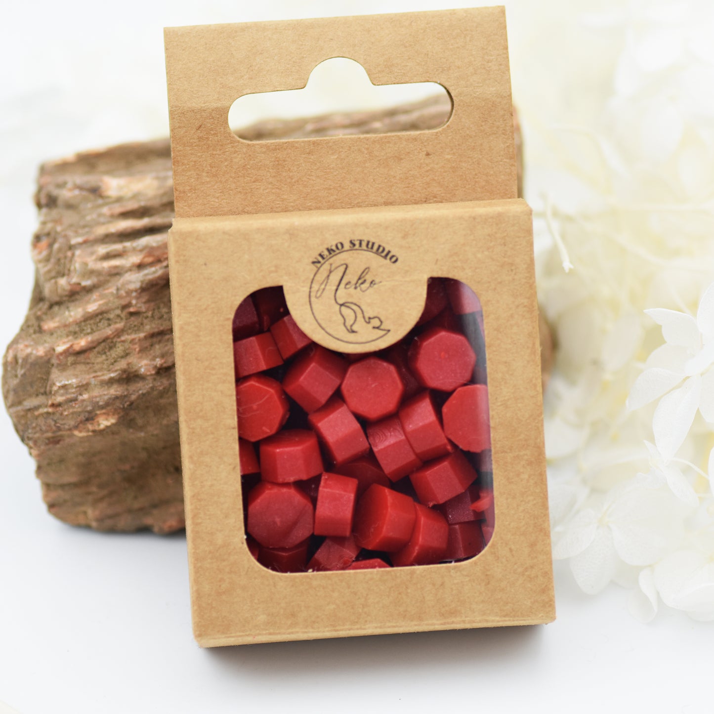 D10 Crimson Whisper Wax Seal Beads – Hot Red