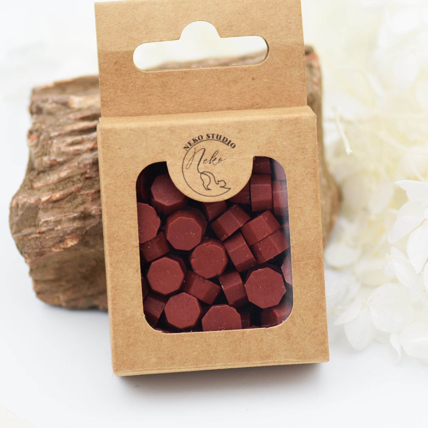 D14 Dark Merlot Wax Seal Beads – Dark Red Brown