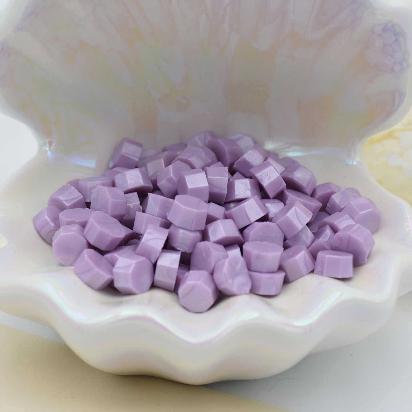 D34 – Lilac Whisper Wax Seal Beads – Soft Purple