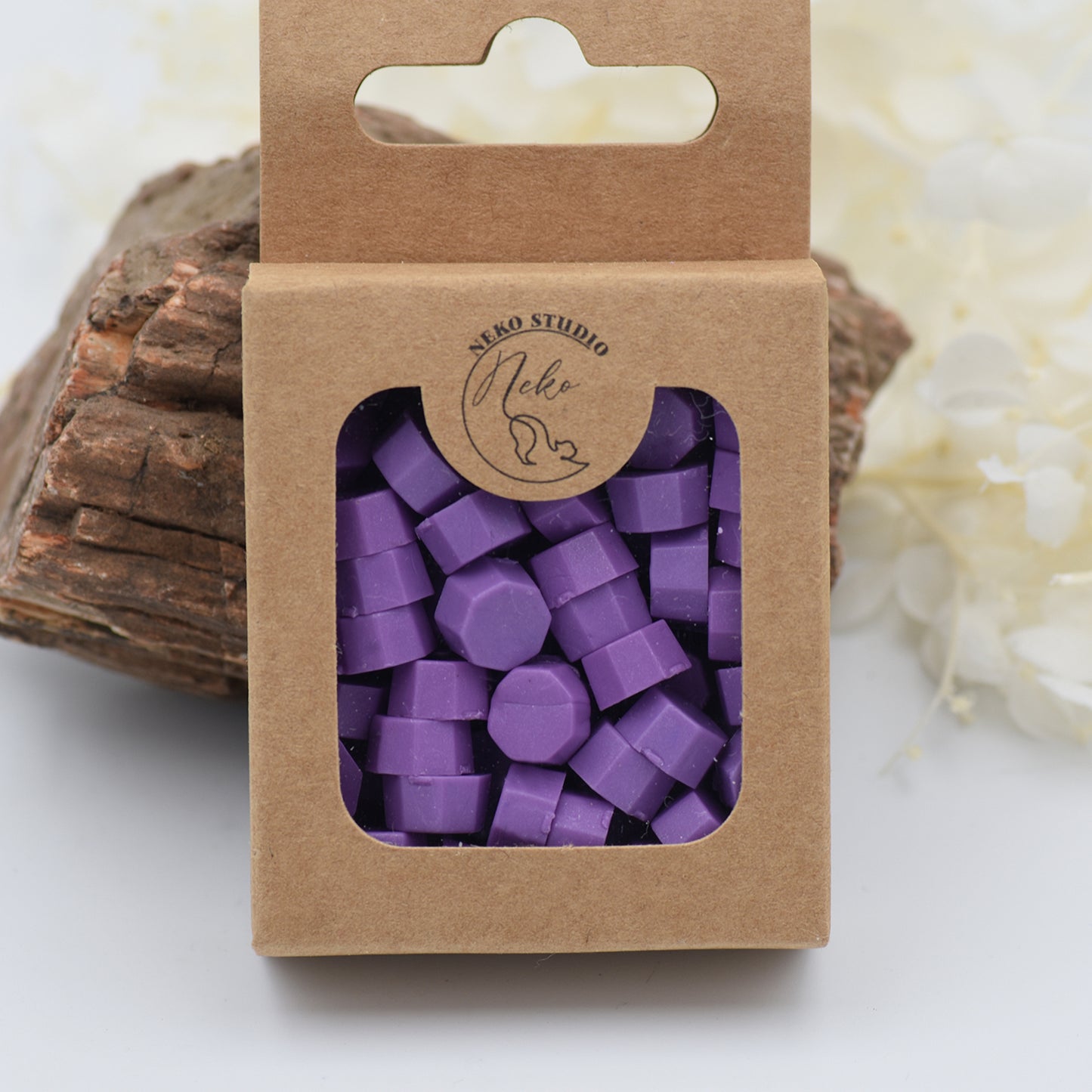 D35 – Lavender Fog Wax Seal Beads – Misty Purple