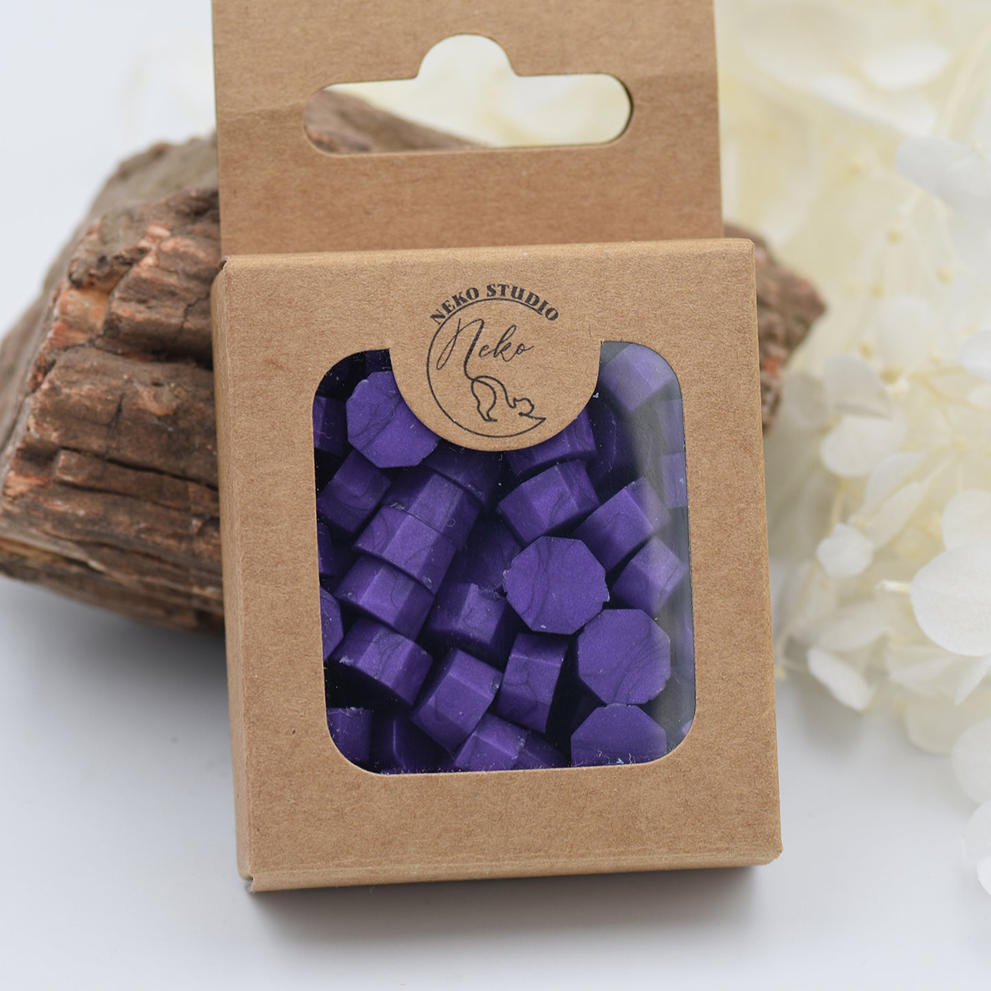 D36 – Orchid Nebula Wax Seal Beads – Bold Violet