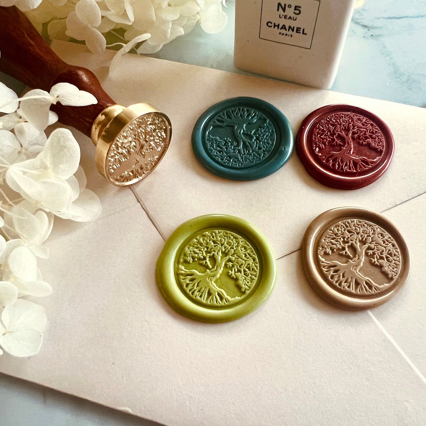 Tree of Life Wax Seal Stamp size 25mm