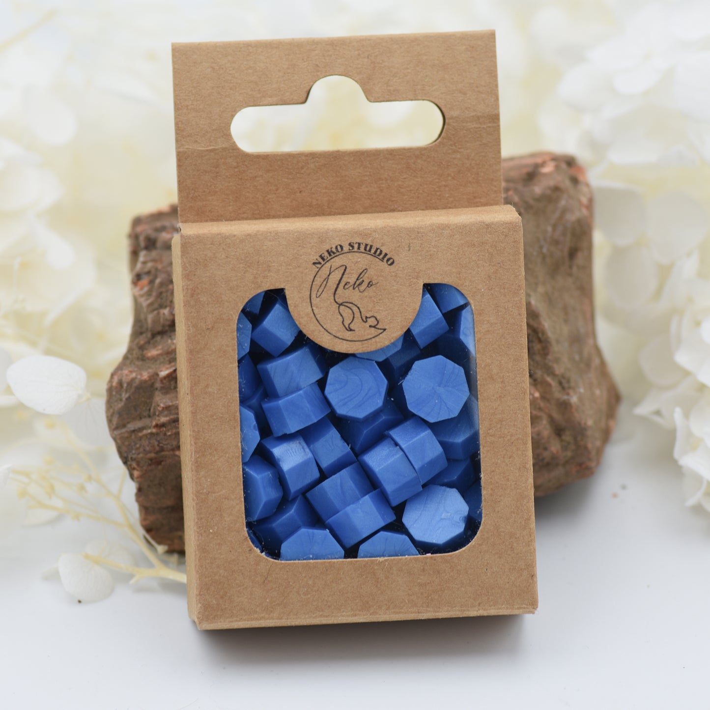 L45 Morning Haze Wax Seal Beads – Soft Cloudy Blue 30g.