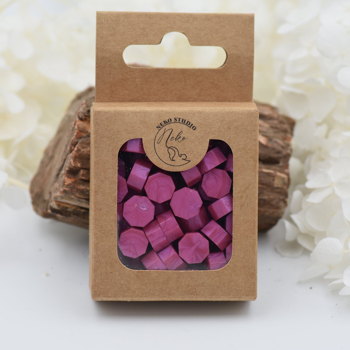 L90 Blooming Rose Wax Seal Beads | Romantic Rose Pink 30g.