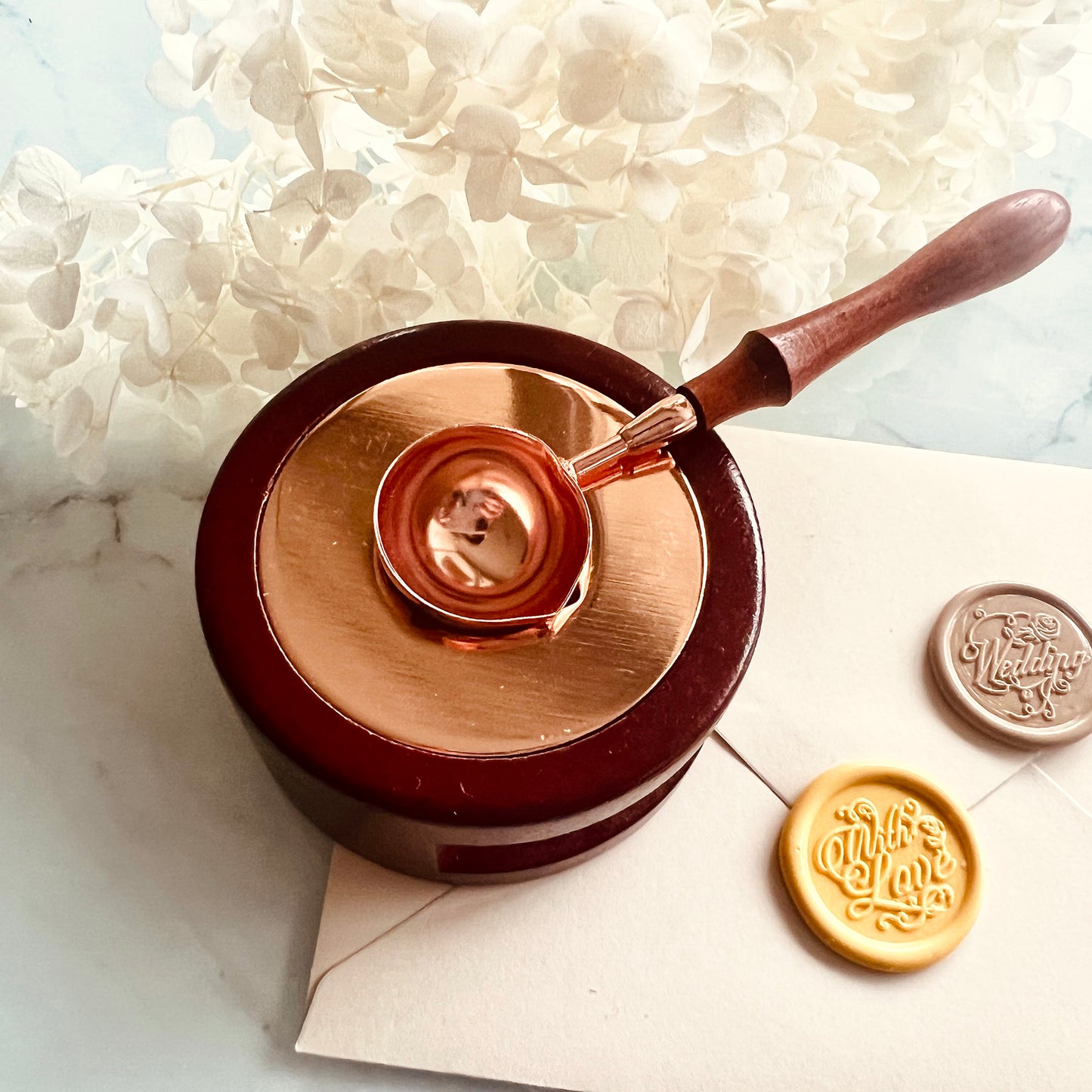 Wax Seal Melting Set – Natural Wood