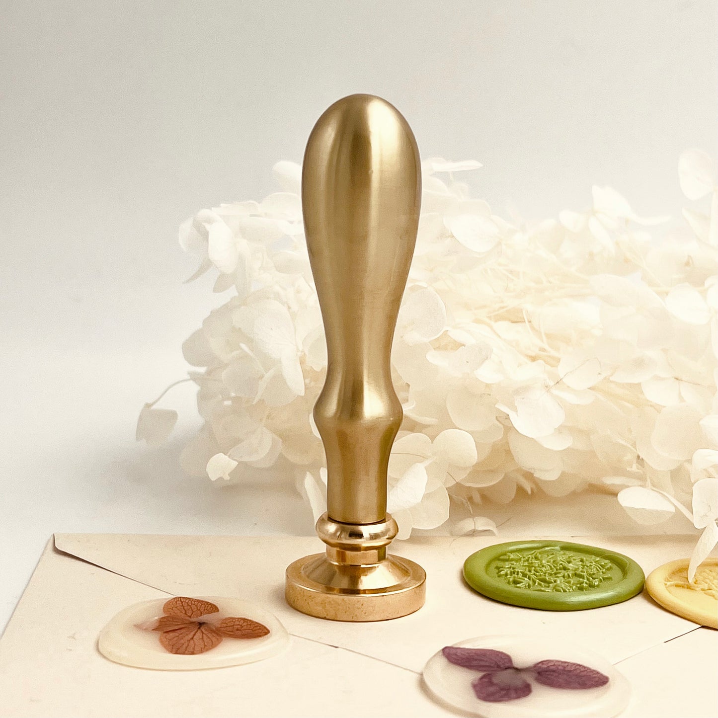 Luxury Solid Brass Wax Seal Handle 78g