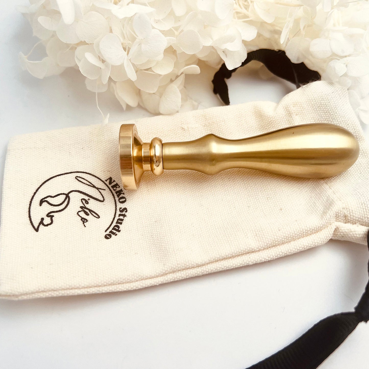 Luxury Solid Brass Wax Seal Handle 78g