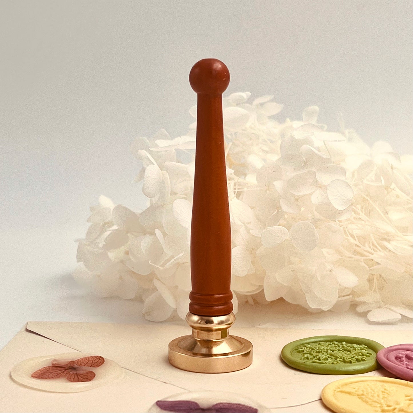 Slim Wooden Wax Seal Handle – 8.2g