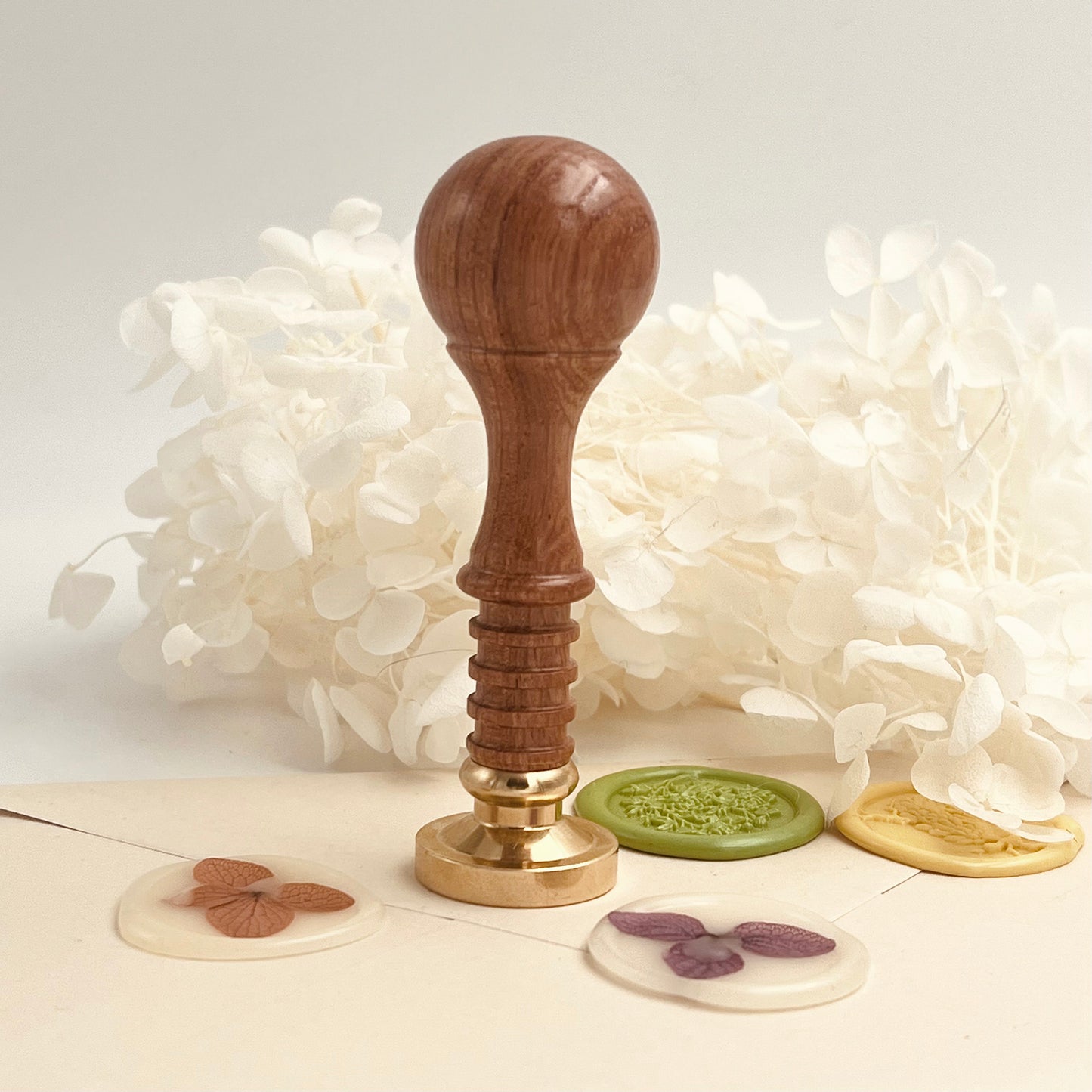 Elegant Wooden Wax Seal Stamp Handle – 19g