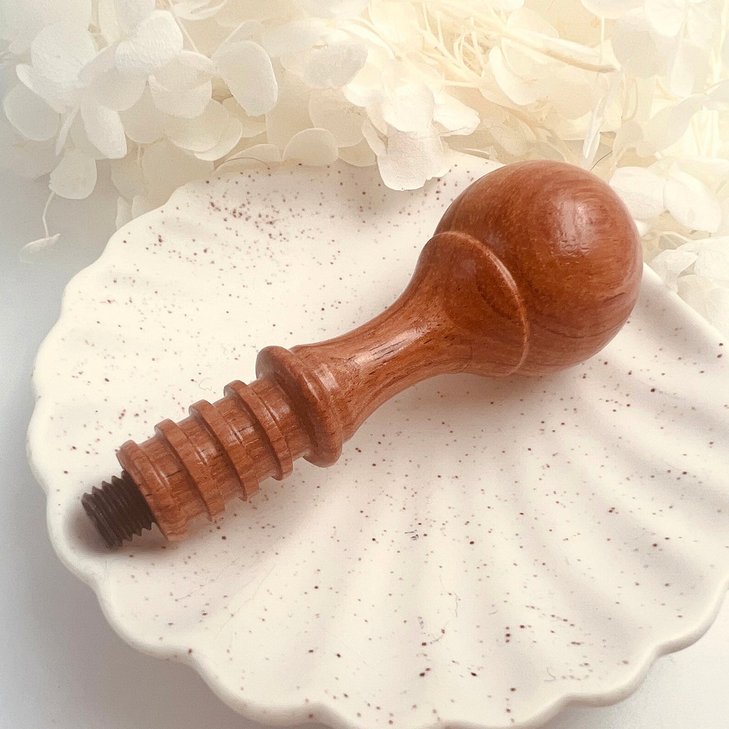 Elegant Wooden Wax Seal Stamp Handle – 19g