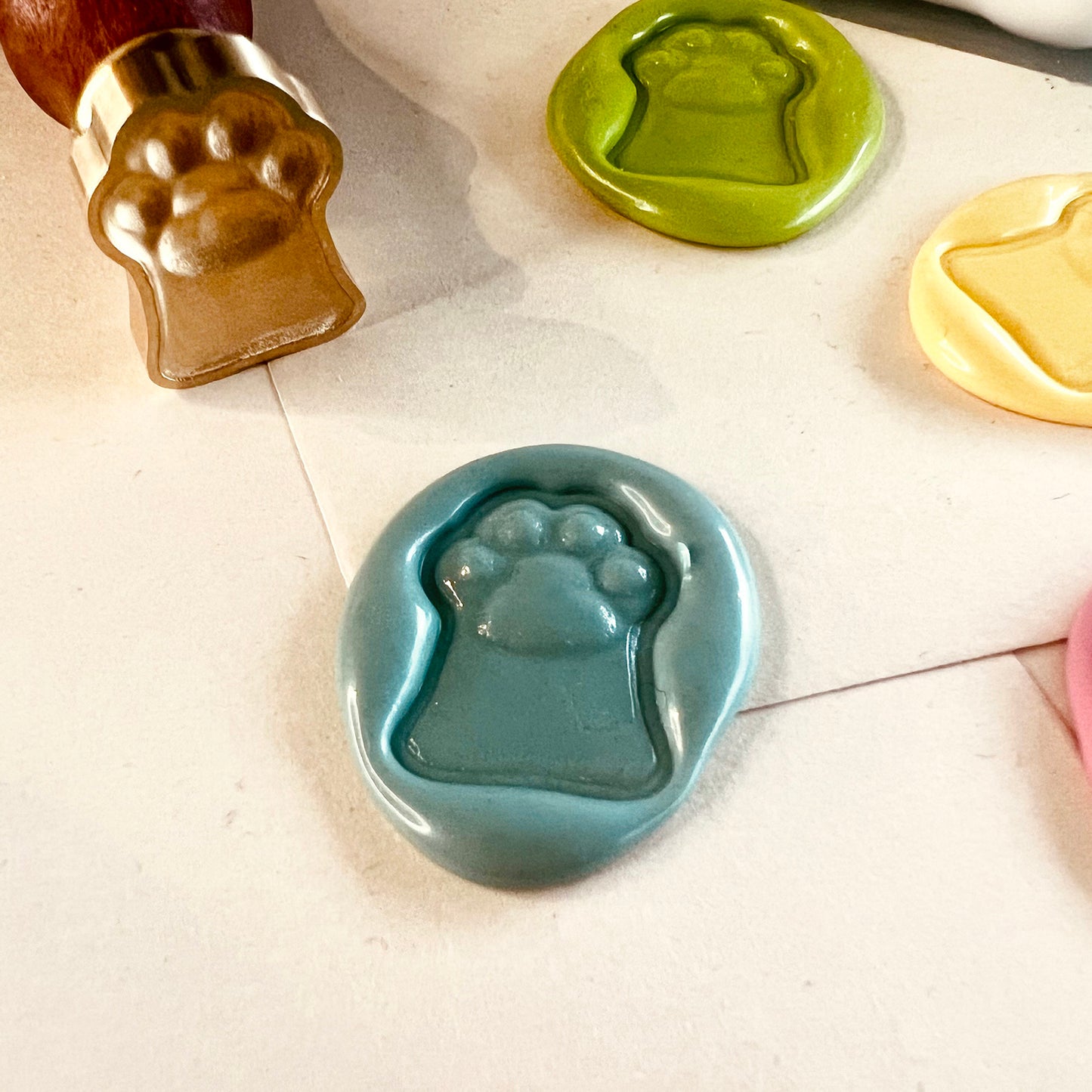 Paw Print Wax Seal Stamp (20.8x15.3mm)