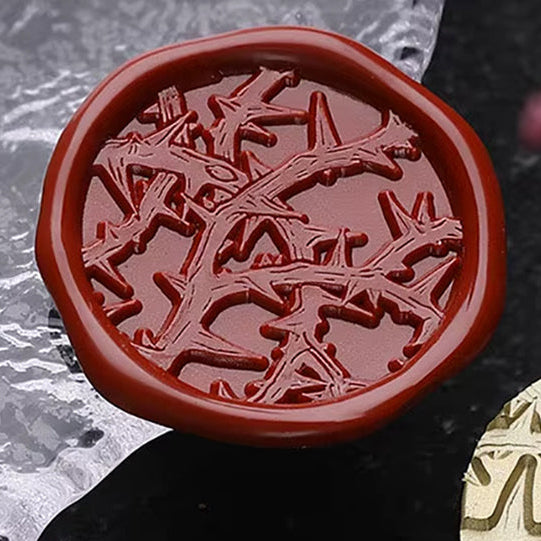 Thorn Pattern Wax Seal Stamp 25mm – Gothic Thorn