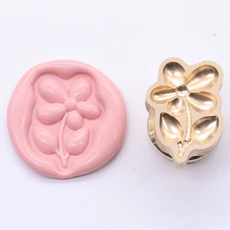 Small 3D Flower Wax Seal Stamp size 21mm