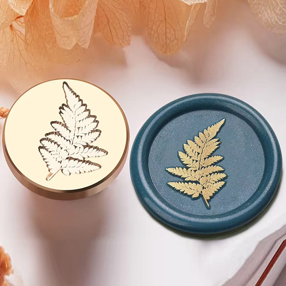 Fern Leaf Wax Seal Stamp (25mm)