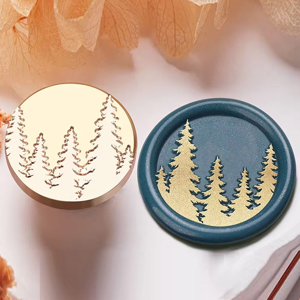 Pine Forest Wax Seal Stamp – Nature (25mm)